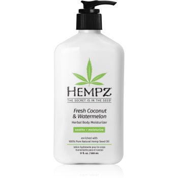HEMPZ Fresh Coconut & Watermelon loțiune de corp hidratantă - imagine 2